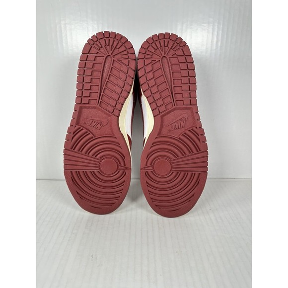 NEW Nike Dunk Low Premium Vintage Red FJ4555-100 - Picture 7 of 8